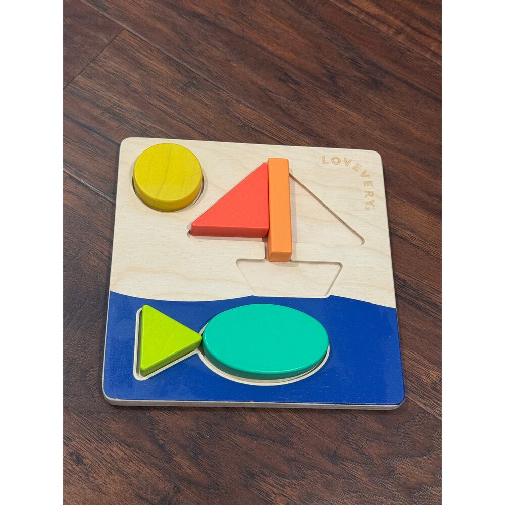 Lovevery Double-Sided Sunny Day Puzzle The Helper Play Kit Months 25 26 27 READ